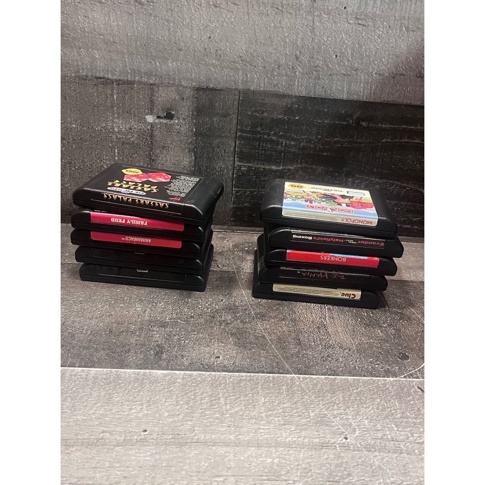Sega Genesis Game Lot of 14 Road Rash Shaq Fu Animaniacs Monopoly Clue TESTED - Picture 8 of 16